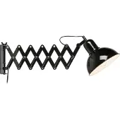 Markslöjd Riggs Wandleuchte, schwarz, 50 cm, verstellbar - , Riggs, Schwarz, für Wohnzimmer, Metall