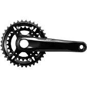 Shimano Deore XT FC-M8100-2 Kurbelsatz 36-26 Zähne 2x12 schwarz 180mm 2021 Kurbelgarnituren