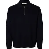 Selected Teller Relaxed Fit Halbzippullover