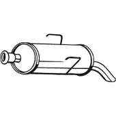 Bosal Endschalldämpfer 190-005