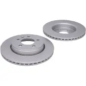 Delphi Bremsscheiben BG4973C hinten, belüftet, voll, hochkarbonisiert, 2 Stück