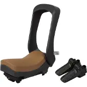 Urban iKi Junior MIK HD Kindersitz 5-10 Jahre max 27kg Fussstützen schwarz braun