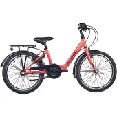 Coolmobility 20 Zoll Kinderfahrrad, 3-Gang, Mädchenfahrrad, S’COOL chiX, ab 6–9 Jahre, 115–130 cm, Rot