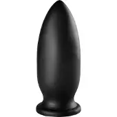 BUTTR Yellow Dog - Saugnapf-Dildo (schwarz)
