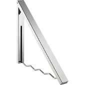 SmartaSaker Wandgarderobe, klappbar, inkl. Montagematerial, Eisen, silber-chrom