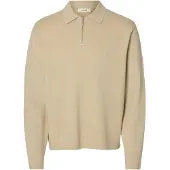 Selected Teller Relaxed Fit Halbzippullover