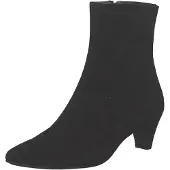 Paul green Stiefelette aus Leder mit spitzer Kappe, Reißverschluss und Lederabsatz