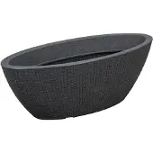 Scheurich Jardiniere 'Barceo', steinschwarz, ca. 59 x 25 x H 20 cm