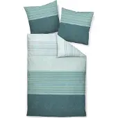 Janine Design Mako-Satin-Bettwäsche-Garnitur moments 98124 Farbe grün Größe 135x200+80x80