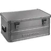 Promat Aluminiumbox L580xB380xH275mm 47 l mit Klappverschluss und Zylinderschloss