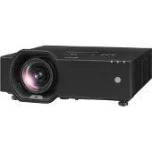 Panasonic PT-VMZ7STBEJ Kurzdistanz Beamer mit 7000 Lumen und brillante Bildqualität für Business und Ausstellungen in schwarz