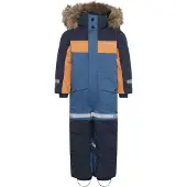 Didriksons Bjärven, Schneeanzug, Junior, blau/orange