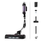 Rowenta RH2037, 2-in-1-Stabstaubsauger, Beutellos, Schwarz, Violett, 0,4 l, Rechteckig, Trocken