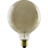 Segula LED Illusion Globe 125 Crescent slanting, LED-Leuchtmittel, smokey, E27, PHASE, 6W, 1900K 1008161