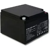 Qoltec AGM Batterie | 12V | 24Ah | Wartungsfrei | Effizient | LongLife | für USV, Roller