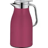 Alfi Isolierkanne "SKYLINE, mit Hartglaseinsatz und ergonomischem Griff", 1 l, (1 St.), 12h heiß & 24h kalt, Drehverschluss mit bequemem Druckknopf
