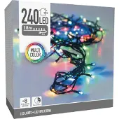 Basics Lichterkette 240 LEDs Mehrfarben Außen IP44 21m