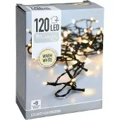 Generique Girlande 120 LED Warmweiß Außenbereich 12m