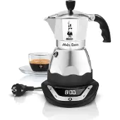 Bialetti Elektrische Moka 6 Tassen mit Timer + kabel