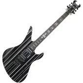 Schecter Synyster Gates Standard Black w/Silver Pinstripes 
