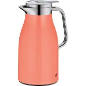 Alfi Isolierkanne "SKYLINE, mit Hartglaseinsatz und ergonomischem Griff", 1 l, (1 St.), 12h heiß & 24h kalt, Drehverschluss mit bequemem Druckknopf
