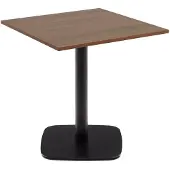 Natur24 Outdoor- Tisch Dina 69,5 x 74 x 69,5 cm Melamin, Metallbein Outdoor Möbelstück