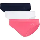 Adidas 3er-Set: Slips in Pink/ Weiß/ Dunkelblau - XXL