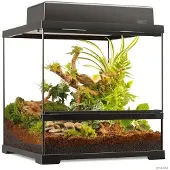 Exo Terra Terrarium EX- Pro Terrarium Small Low 45 x 45 x 45cm ohne Dekoration, Bodengrund und Technik