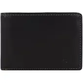 Braun Büffel Portemonnaie AREZZO RFID Geldbörse 4 Kartenfächer schwarz Herren - Leder