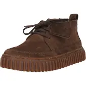 Clarks Schnürschuhe Torhill Lace High mit gerippter Laufsohle 5228B Dark Brown Nub 43