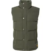 Superdry für Herren. M5012151A Weste ohne Kapuze Everest grün (XL), Lässig, Nachhaltig, Recyceltes Nylon