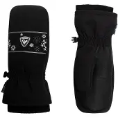 Rossignol Jr Jane Impr Kinder-Skihandschuhe, Grösse M, Schwarz