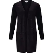 CASH-MERE.CH Cardigan Long in Dunkel Anthrazit | Gr.: S