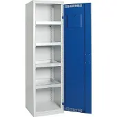Stumpf Umweltschrank BP-3 lichtgrau / enzianblau + 4 Auffangwannen - 7595074