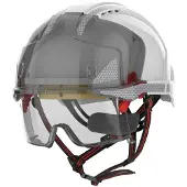 Jsp Kulta Industriekletterhelm EVO VISTAlens Dualswitch weiß/rauch ABS