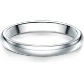 Männerglanz Ring Sterling Silber in silber | Gr.: 61