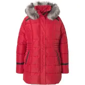 Ulla Popken Steppjacke in rubinrot | Gr.: 46-48