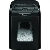 Fellowes Aktenvernichter Powershred 12C Cross Cut, Partikelschnitt, P-4, Auffangbehälter, schwarz