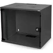 Digitus Wandgehäuse, SOHO, unmontiert - 540x400 mm (BxT), Wandmontiertes Regal, 7U, 60 kg, 12 kg, Schwarz