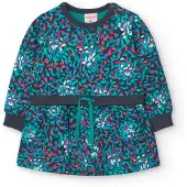 Boboli Fleece Printed Langarmkleid