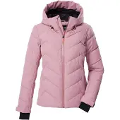 Killtec Skijacke "KSW 31 WMN SKI QLTD JCKT" Winddichte, wasserabweisende Skijacke mit Daunenoptik und Schneefang