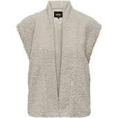 ONLY Teddyweste in Creme - XS