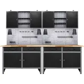 Ondis24 Werkstatt-Set "Werner" 240 cm, mit LED