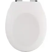 Spirella 10.21263, Verlängert, Harter Toilettensitz, Weiß, ABS, Duroplast, 371 mm, 455 mm