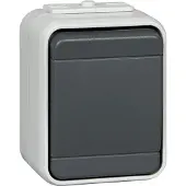 ELSO Schneider Electric Universalschalter 451609 10A AquaTop licht/basaltgrau