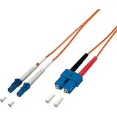 Equip LC/SC Fiber Optic Adapter Cable- OM1, 2.0m , 62.5/125μ