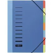 Pagna Ordnungsmappe A4 7 Fächer blau
