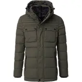 Casa Moda Herren Outdoor-Steppjacke Kapuze Regular Olivgrün 3XL