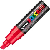 Posca 148882000 Posca Pc-8k Beveled Tip 8mm Pink Filzstift