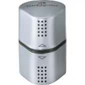 Faber-Castell Grip 2001, Manueller Bleistiftspitzer, Silber